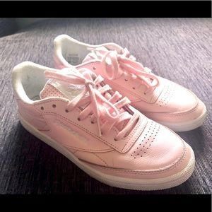 Pink Reebok Classic Sneakers